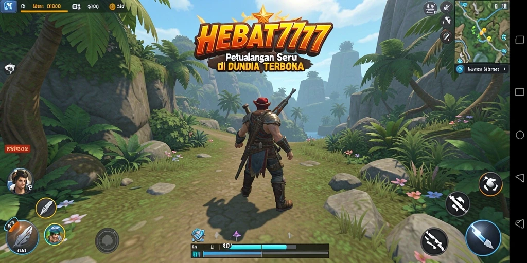 Menampilkan gameplay menarik HEBAT777 di dunia terbuka.