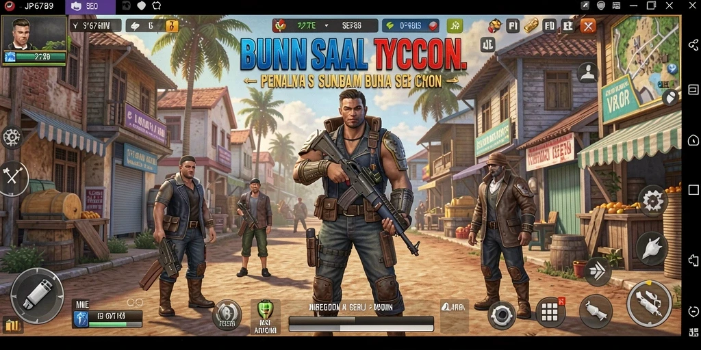 Screenshot gameplay <strong>JP6789</strong> menunjukkan keseruan membangun bisnis Tycoon.