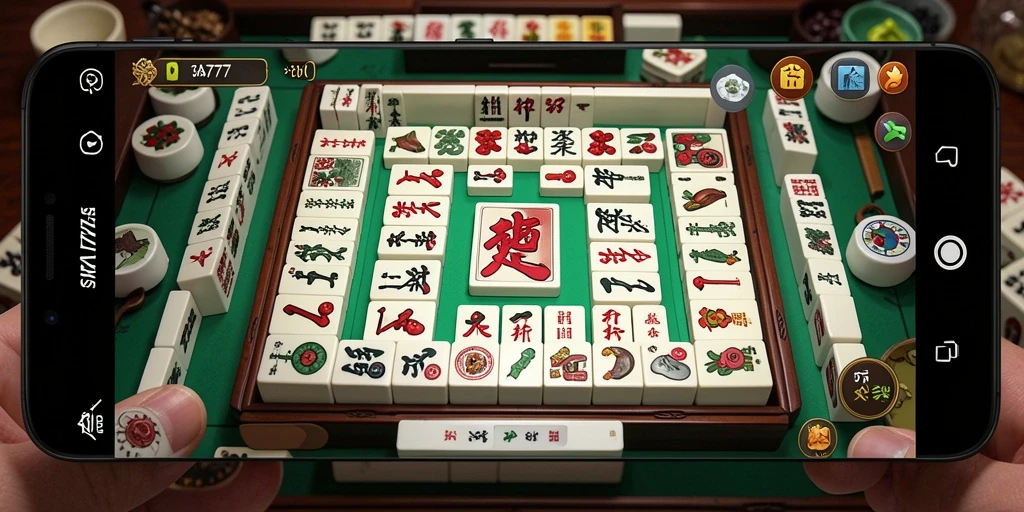 Tangkapan layar utama SIA777 menunjukkan gameplay Mahjong yang seru dan menarik.