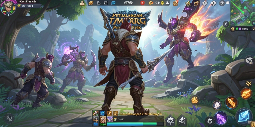 Gameplay seru dalam dunia MMORPG VT789 yang penuh petualangan.